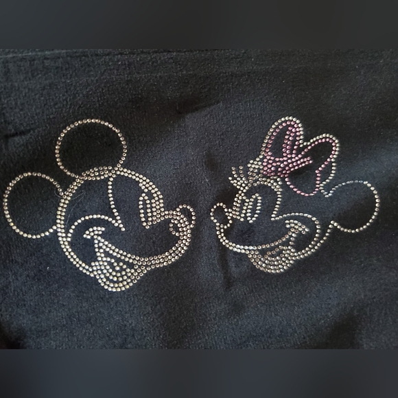 Disney Rinestone Mickey & Minnie Makeup Bag - Picture 2 of 3